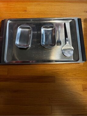 MCM Stainless Steel Server Tray Set -